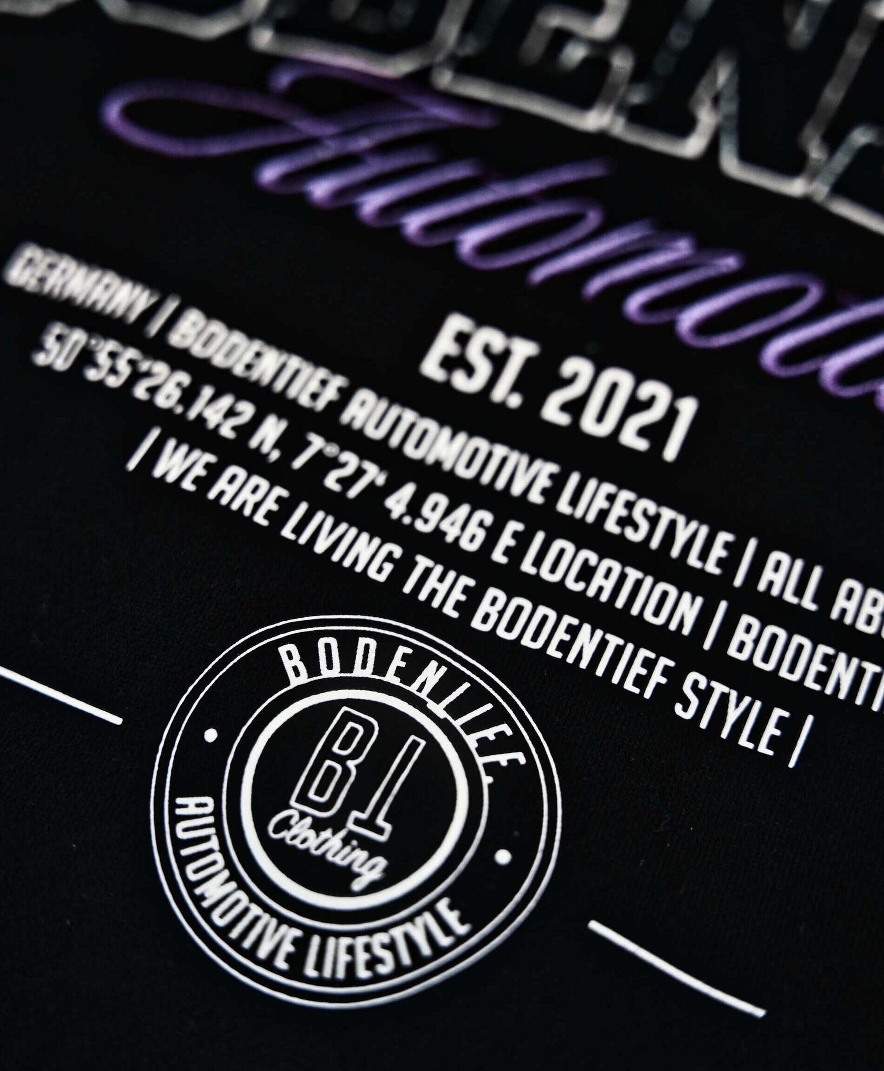 bodentief. -COLLEGE HOODIE black-