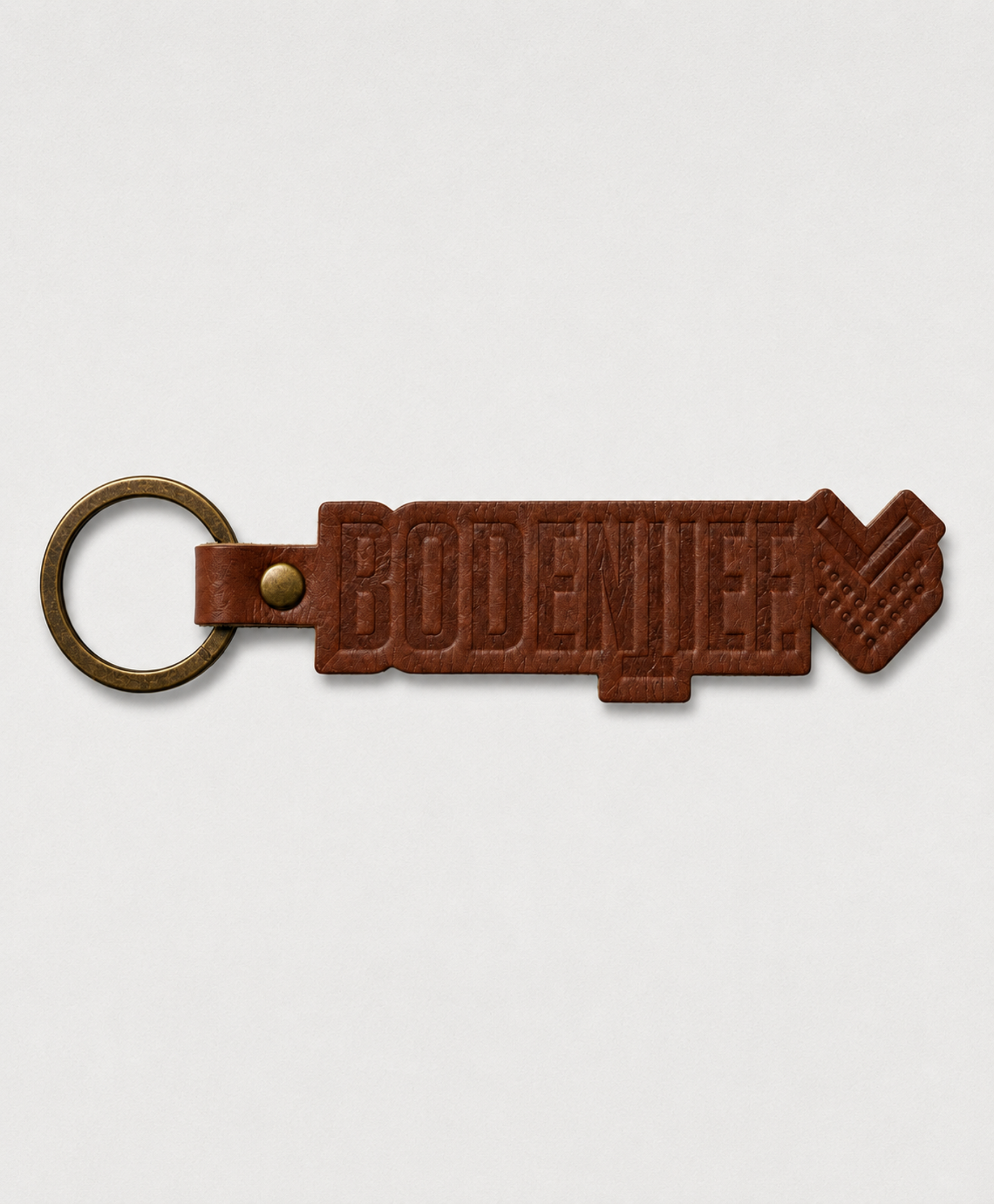 bodentief. Schlüsselanhänger -LEATHER -
