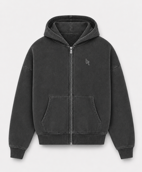bodentief. -STREETSTYLE ZiP HOODIE BLACK-