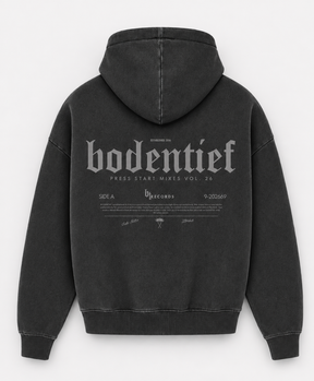 bodentief. -STREETSTYLE ZiP HOODIE BLACK-