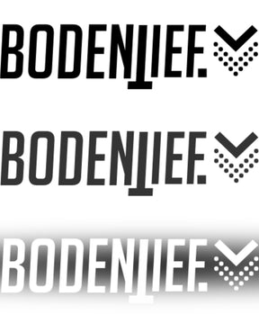 Bodentief. Sticker -Original- (20x6) 2 Stück